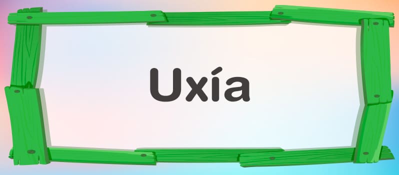 Nombre Uxía significado