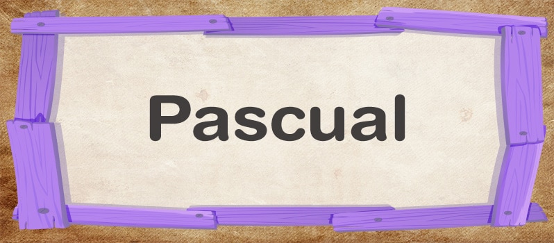 Pascual significado