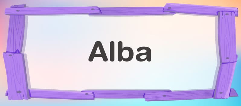 Qué significa Alba