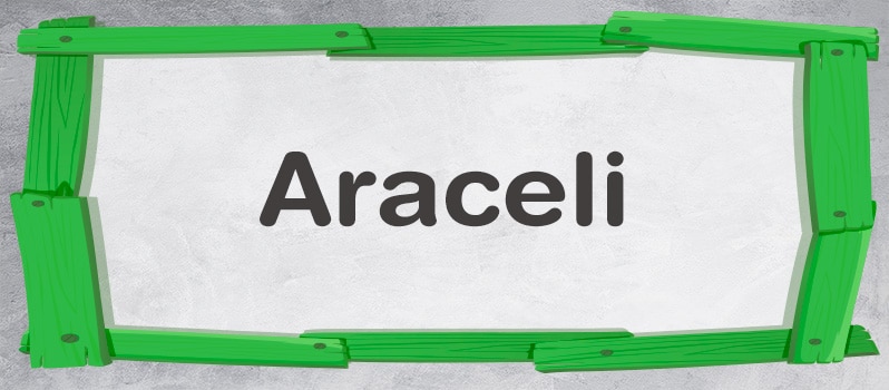 Qué significa Araceli