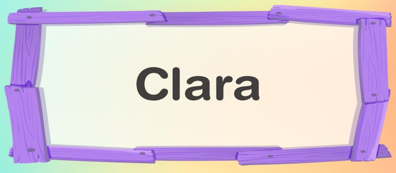 Cuál es el significado de Clara