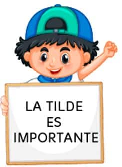 Esta con tilde y sin tilde