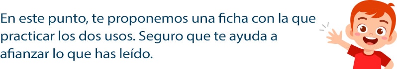 Haber o a ver para niños de primaria