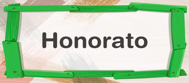 Honorato significado
