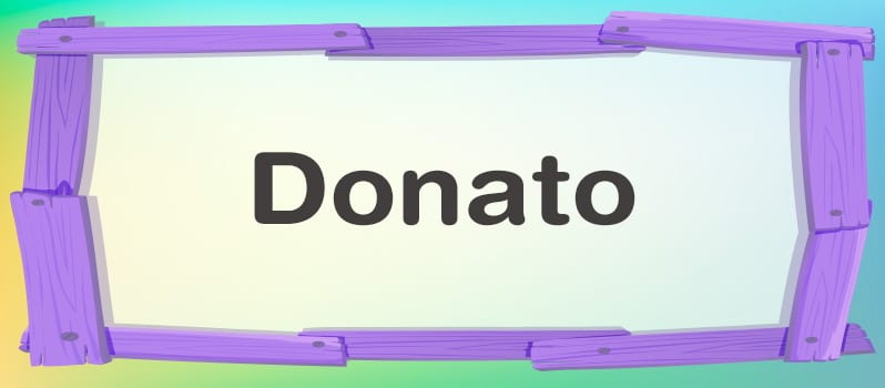 Qué significa Donato
