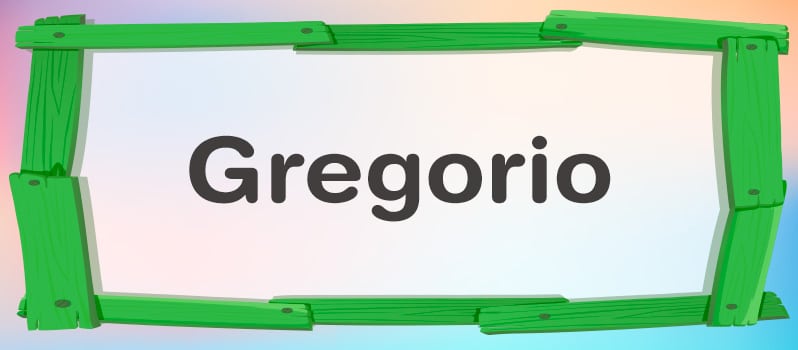 Qué significa Gregorio