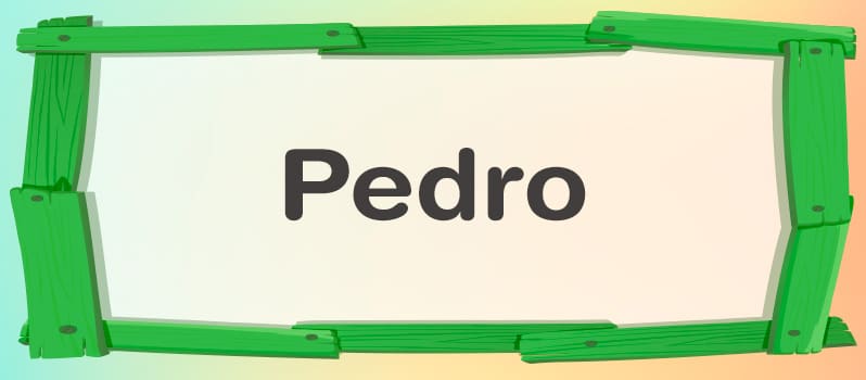 Qué significa Pedro