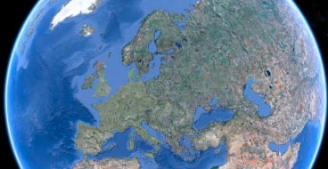 Europa desde el espacio