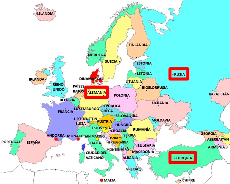 Donde esta albania en el mapa de europa