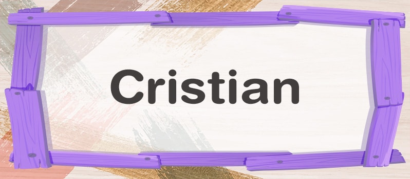 Cristian significado