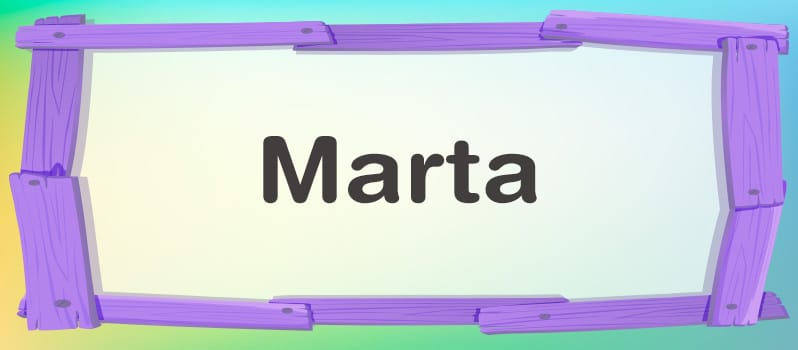 Marta significado