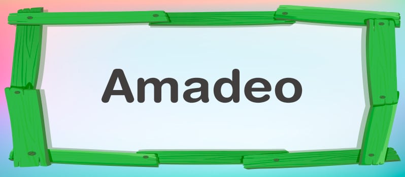 Nombre Amadeo significado