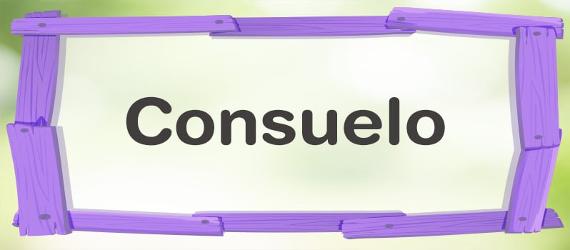 Nombre Consuelo significado