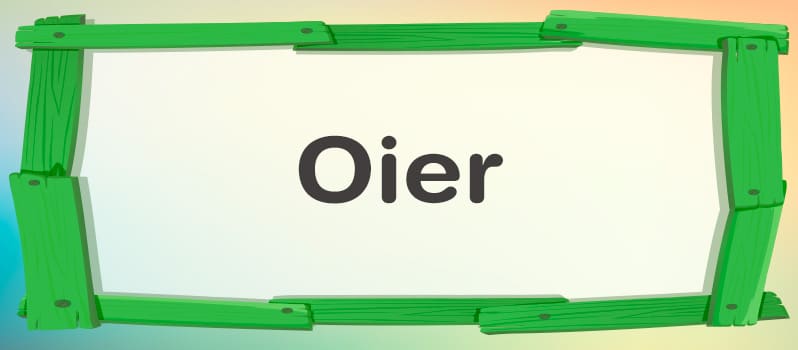Nombre Oier significado