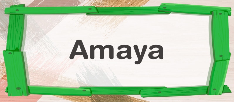 Qué significa Amaya