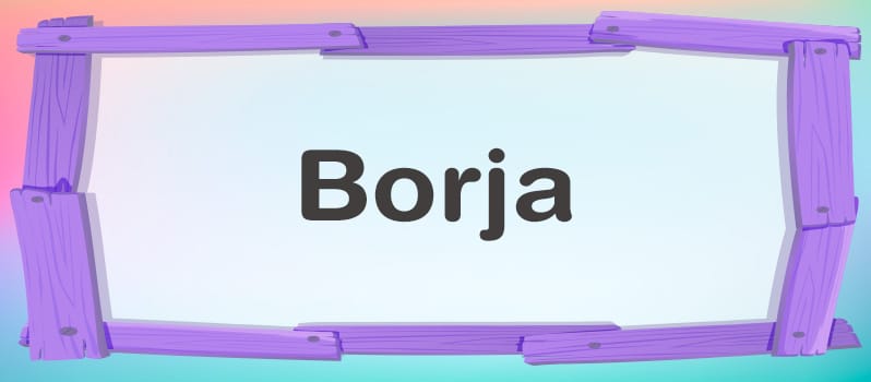 Qué significa Borja