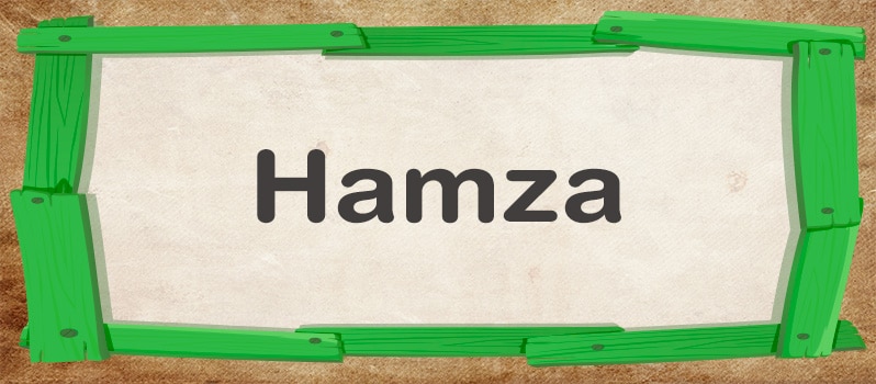 Qué significa Hamza