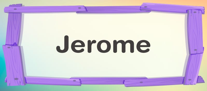 Qué significa Jerome