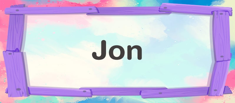 Qué significa Jon
