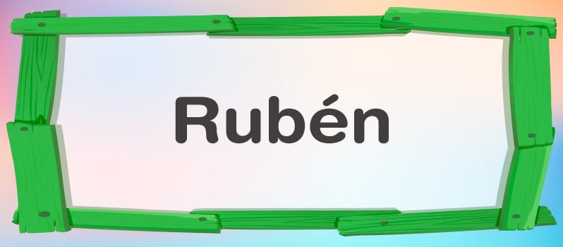 Qué significa Rubén