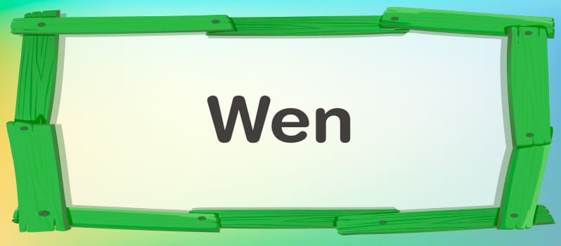 Qué significa Wen