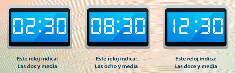 Las horas en los relojes analógicos para niños