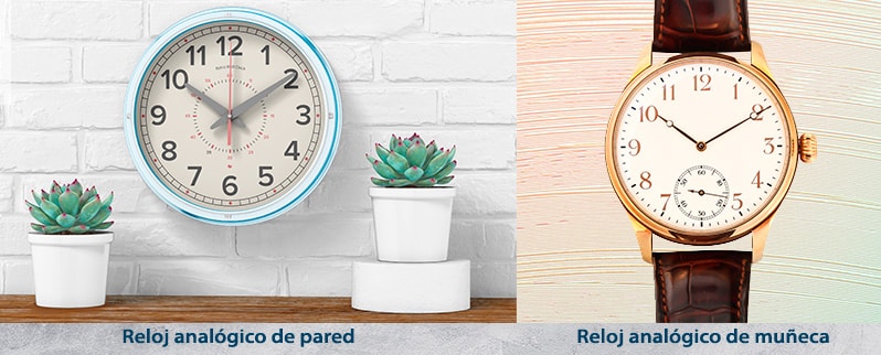 Relojes analógicos y digitales para niños