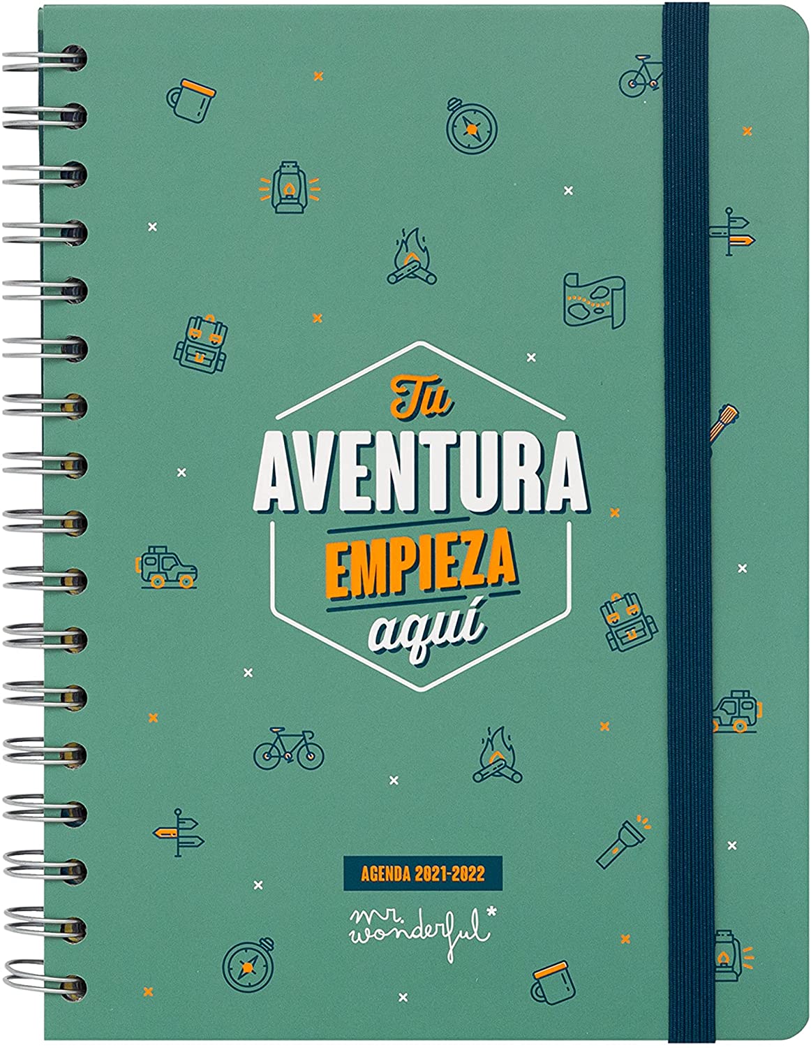 #5 Agenda clásica 2.021-2.022, semana vista de Mr. Wonderful #5 Agenda clásica 2.021-2.022, semana vista de Mr. Wonderful