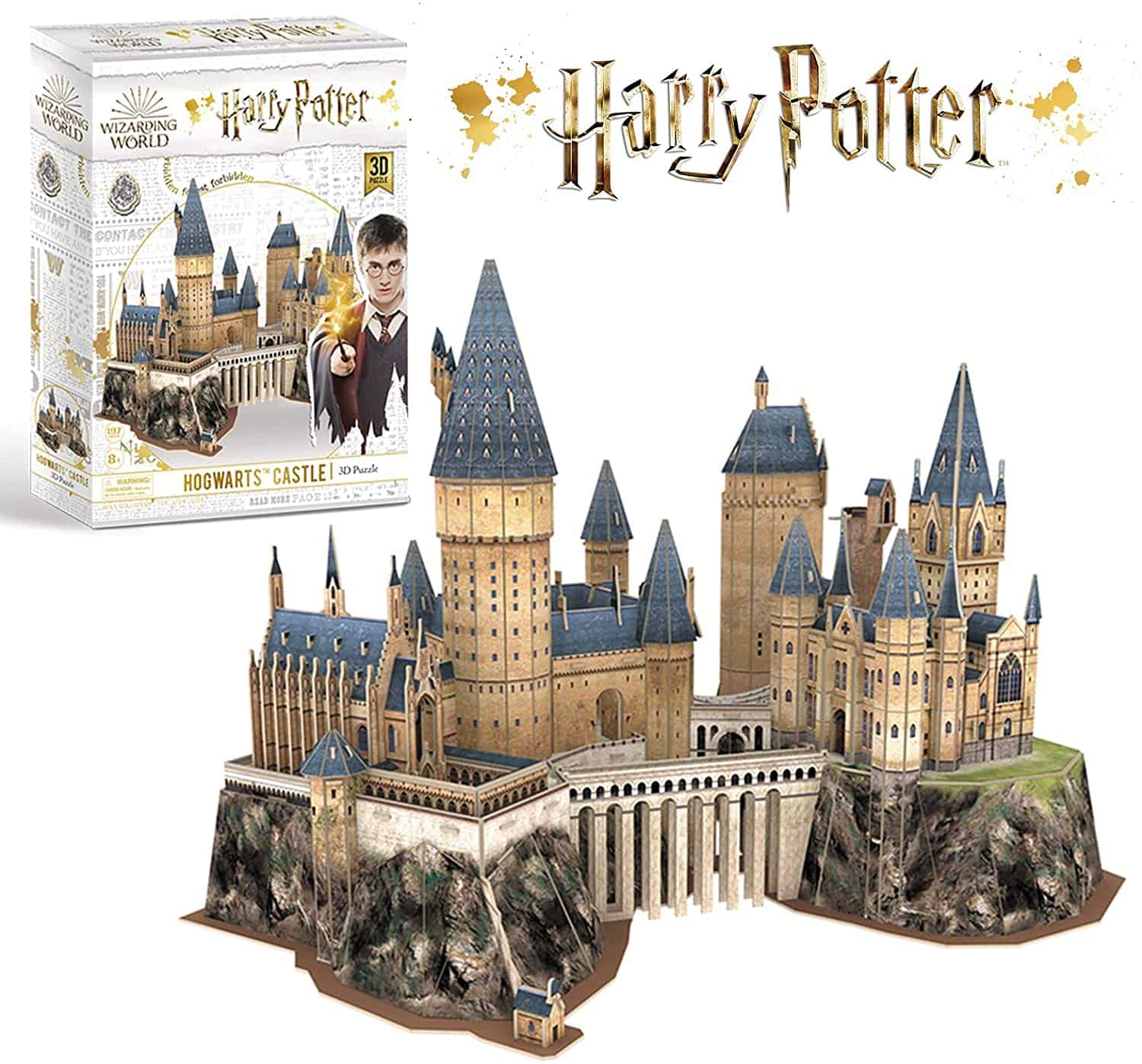 #11. CubicFun Puzzle 3D Harry Potter Hogwarts Castillo Escuela de Brujería y Hechicería