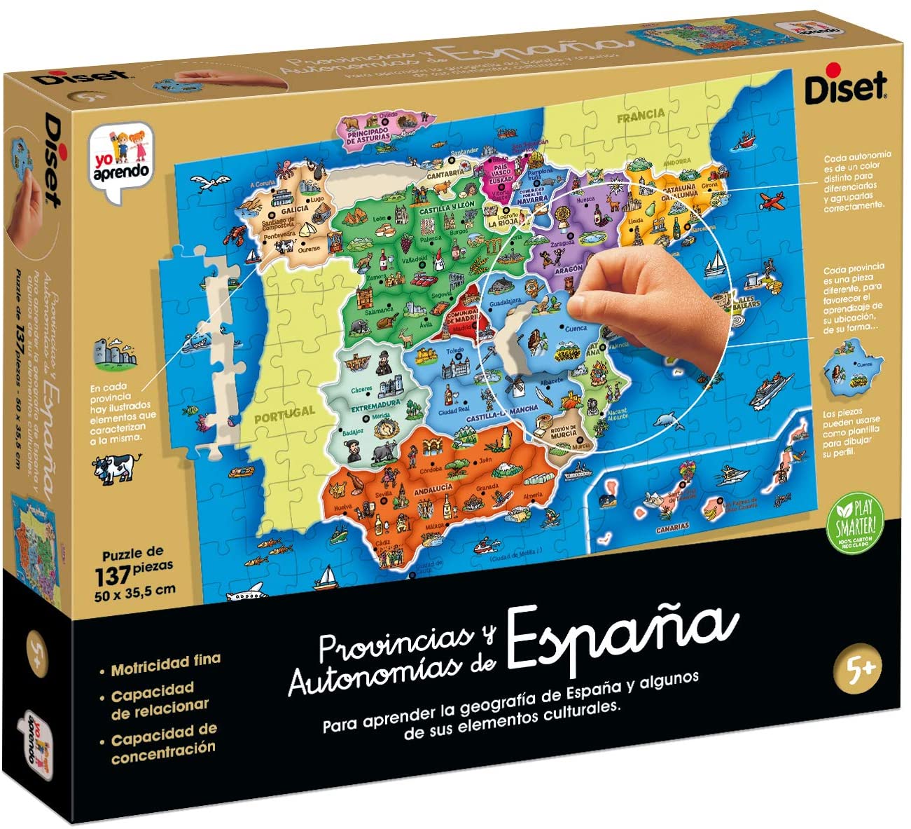 #4. Diset - Provincias y Autonomías de España