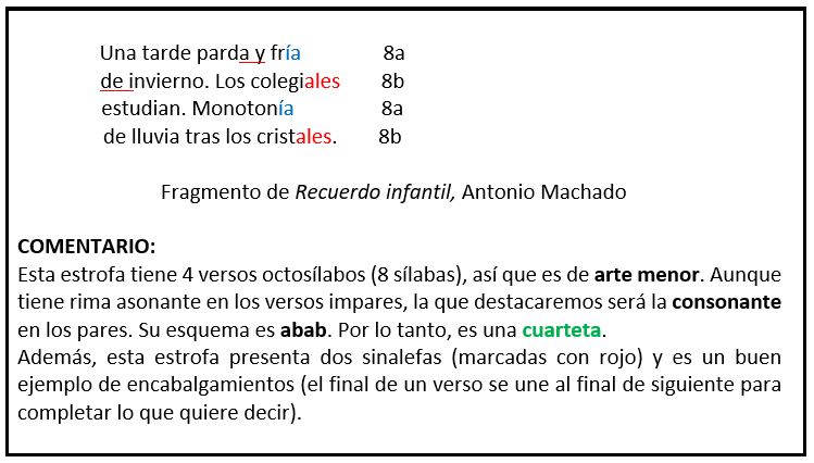 Qué es una estrofa para niños