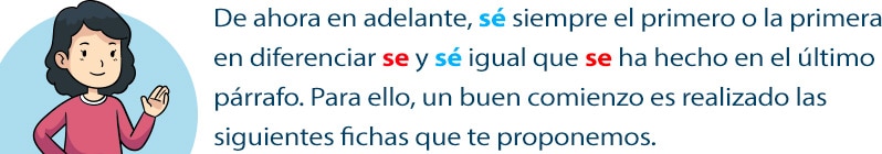 Se con acento para primaria