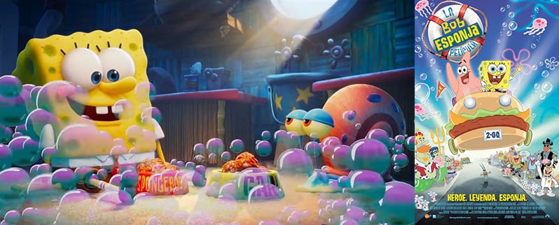 Bob Esponja película para niños