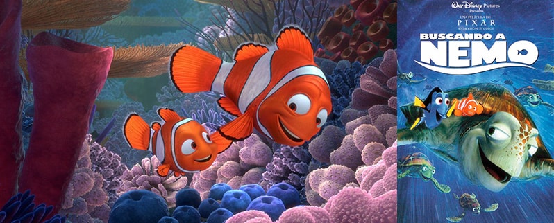 Buscando a Nemo película para niños