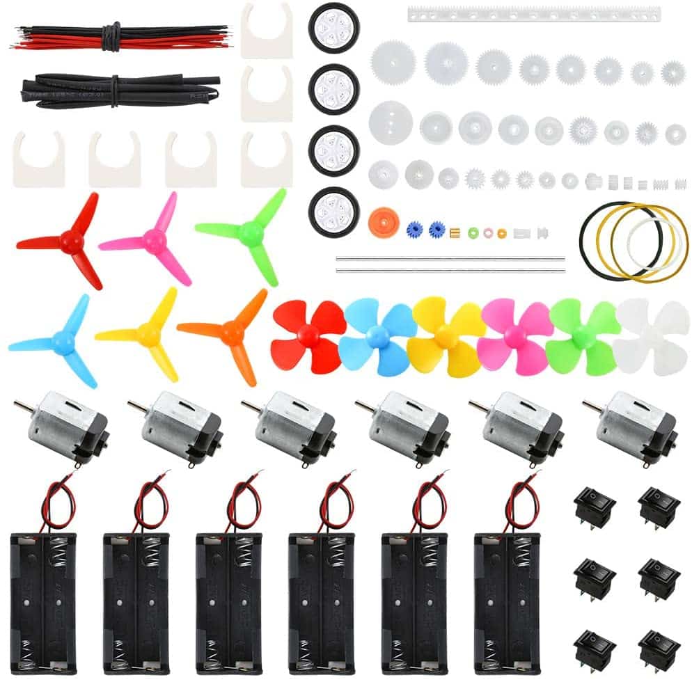 Sntieecr Juego de Motor Eléctrico Bricolaje Sntieecr Juego de Motor Eléctrico Bricolaje