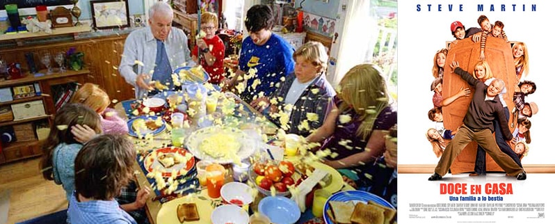 Doce en casa película para niños