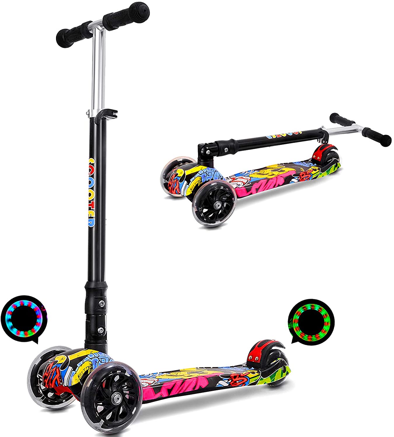 IMMEK - Patinete Graffiti negro IMMEK - Patinete Graffiti negro