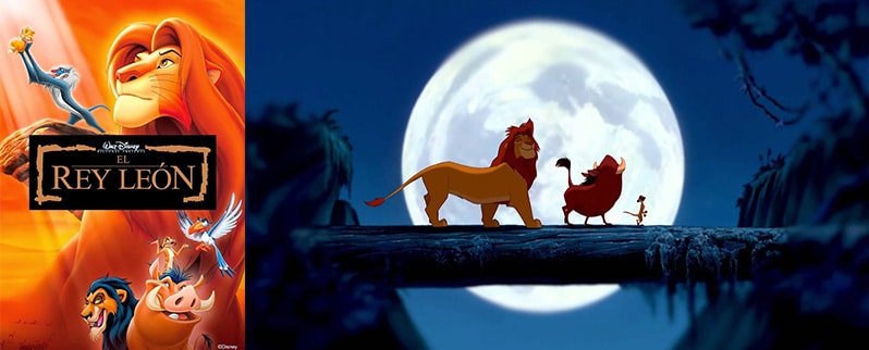 El rey León película infantil