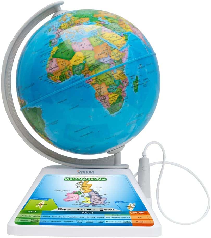 Oregon Scientific SG-268-R - Globo terráqueo Smart Globe Adventure AR Oregon Scientific SG-268-R - Globo terráqueo Smart Globe Adventure AR