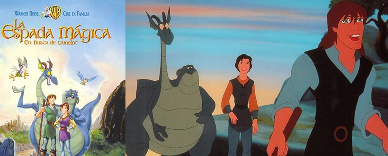 La espada mágica en busca de Camelot película infantil