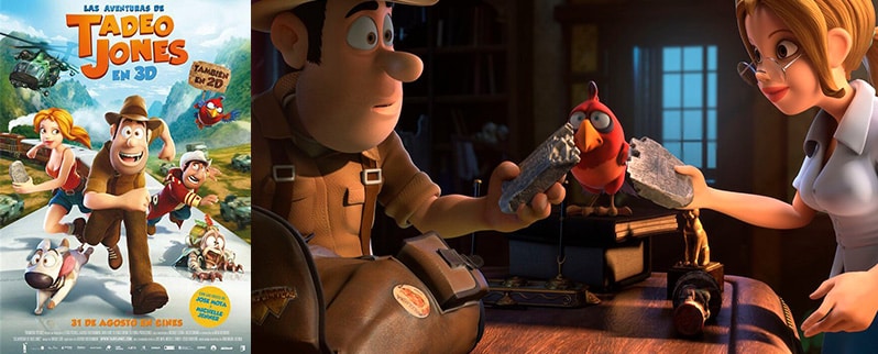 Las aventurad de Tadeo Jones película infantil