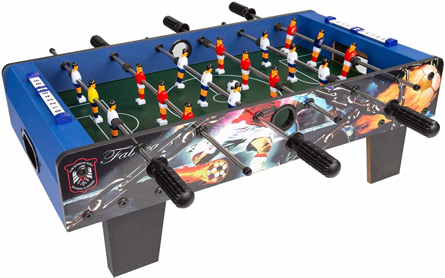Colorbaby - Futbolín azul de madera Colorbaby - Futbolín azul de madera