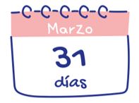 Meses del año para niños pequeños