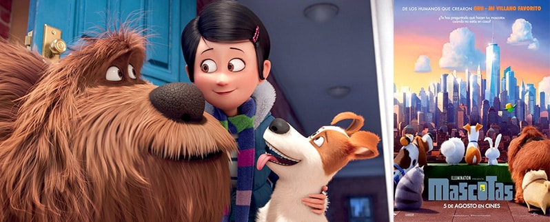 Película infantil Mascotas