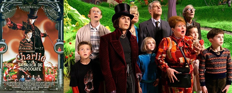 Película para niños Charlie y la fábrica de chocolate