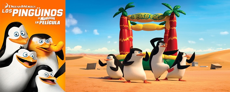 Película para niños Los pingüinos de Madagascar
