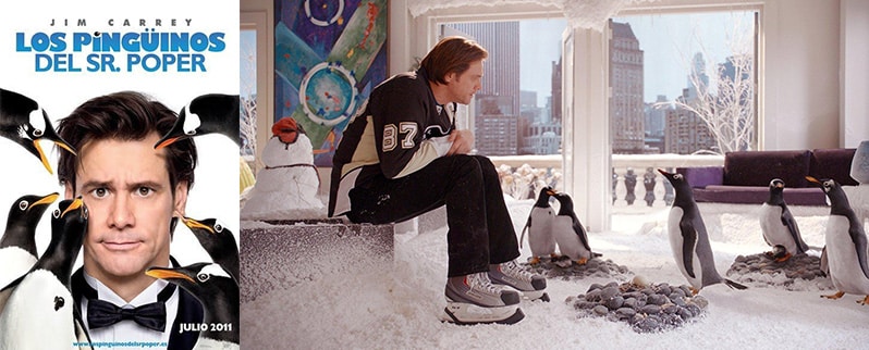 Película para niños Los pingüinos del señor Poper