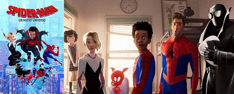Spider Man Un nuevo universo película para niños
