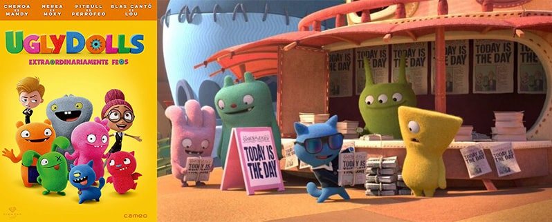 Ugly Dolls Extraordinadiamente feos película para niños