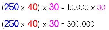 Propiedad Asociativa De La Suma Y La Multiplicacion